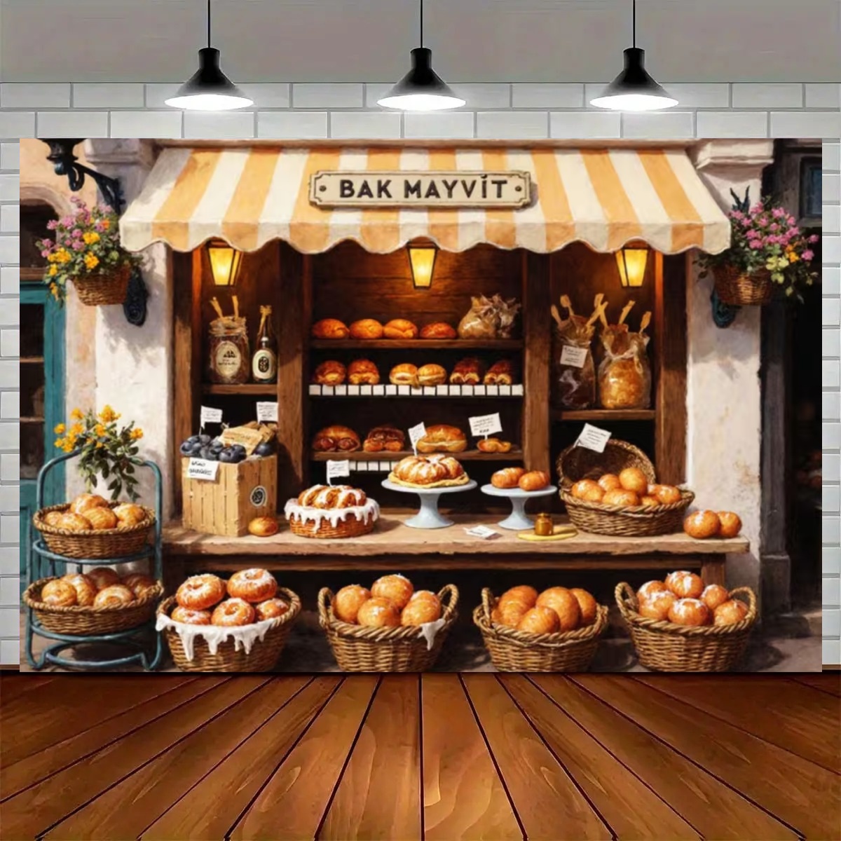 Street Baking Kitchen Backdrop - đánh giá và giá Kitchen Baking Background