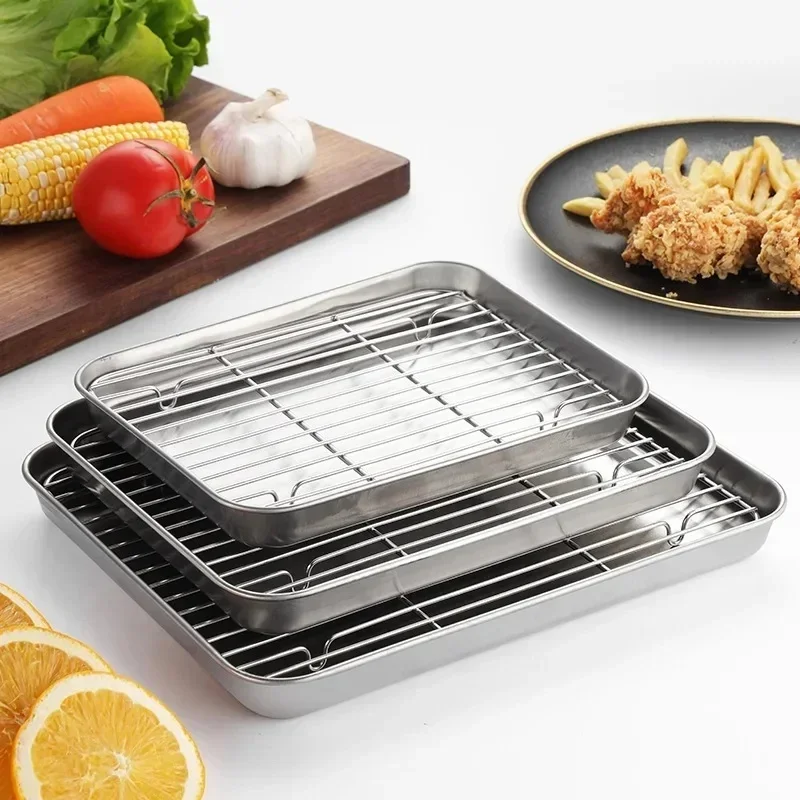 Stainless Steel Baking Pan Tra - đánh giá và giá Kitchen Baking Rack