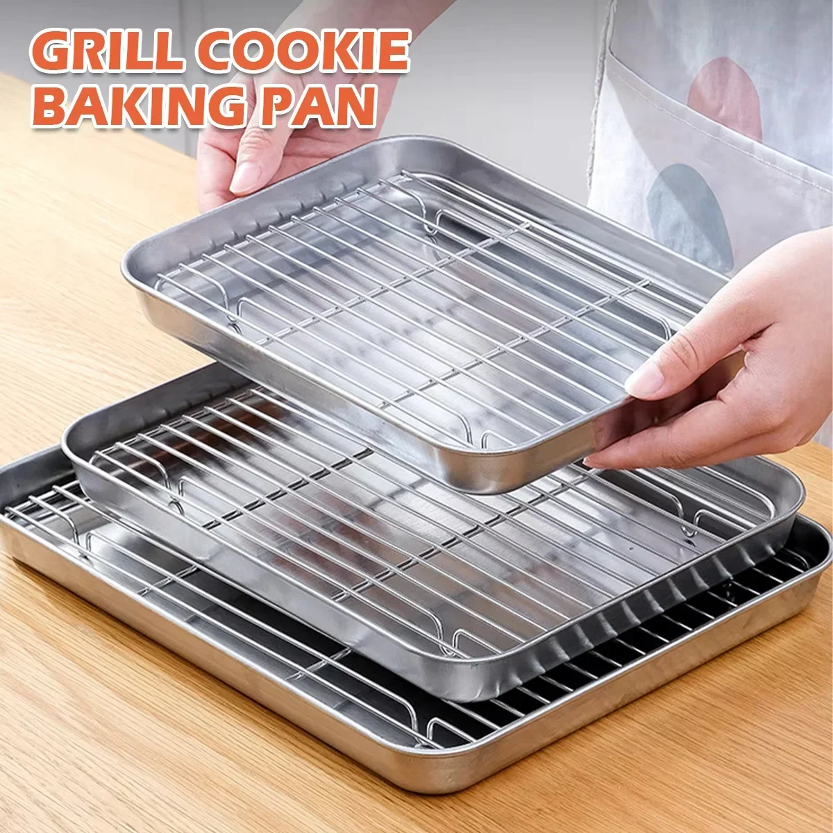 Stainless Steel Baking Pan Tra - đánh giá và giá Kitchen Baking Rack