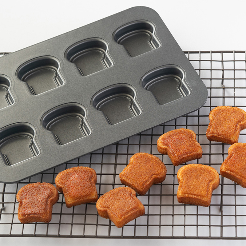 8 Cavity Toast Bread Pattern C - đánh giá và giá Baking Kitchen Set