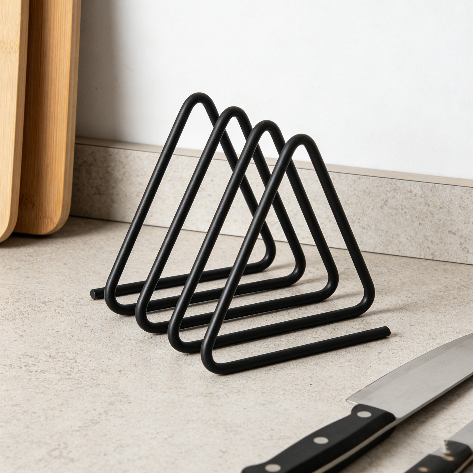 Triangle Cutting Board Holder  - đánh giá và giá Kitchen Baking Rack
