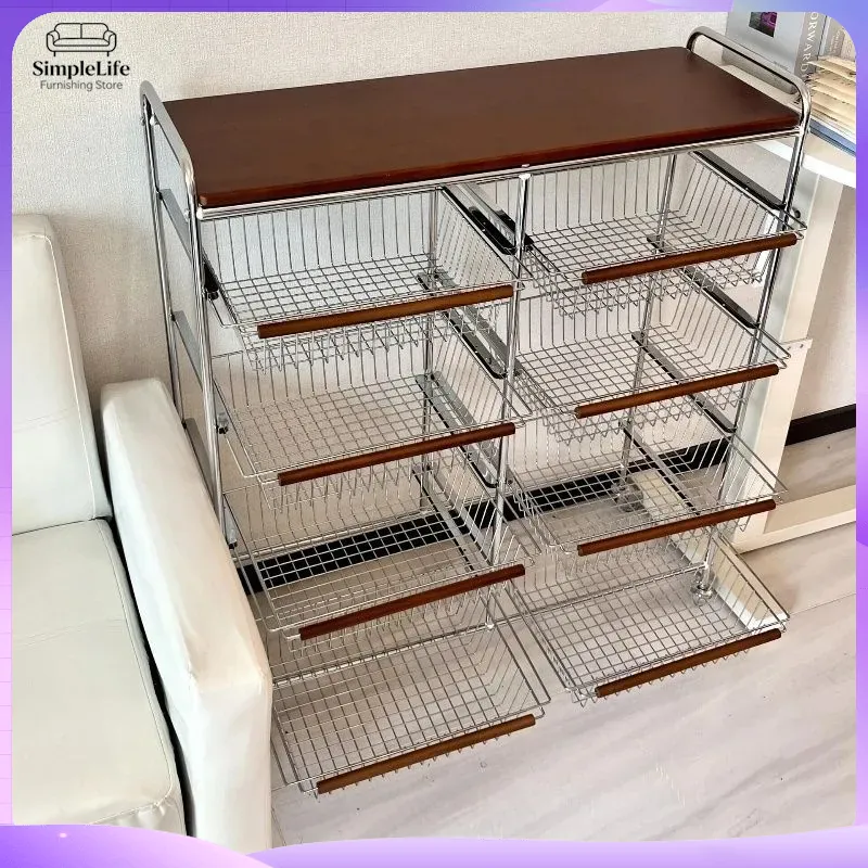 Retro Kitchen Cart with Wheels - đánh giá và giá Kitchen Baking Cart