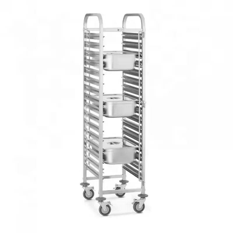 Stainless Steel Heavy-Duty 4-W - đánh giá và giá Kitchen Baking Cart