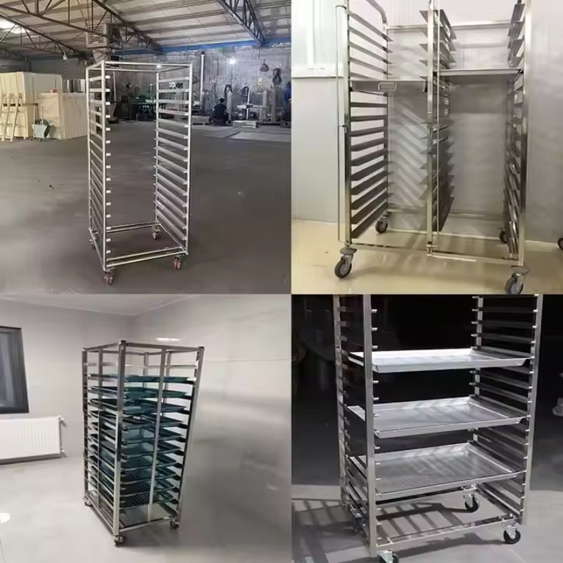 6 10 15 16 Tiers Stainless Ste - đánh giá và giá Kitchen Baking Cart