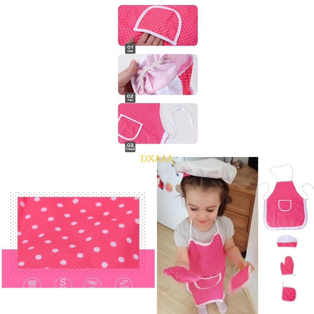 Bộ trang phục đầu bếp DXAA đặt - đánh giá và giá Kitchen Kids Baking Set