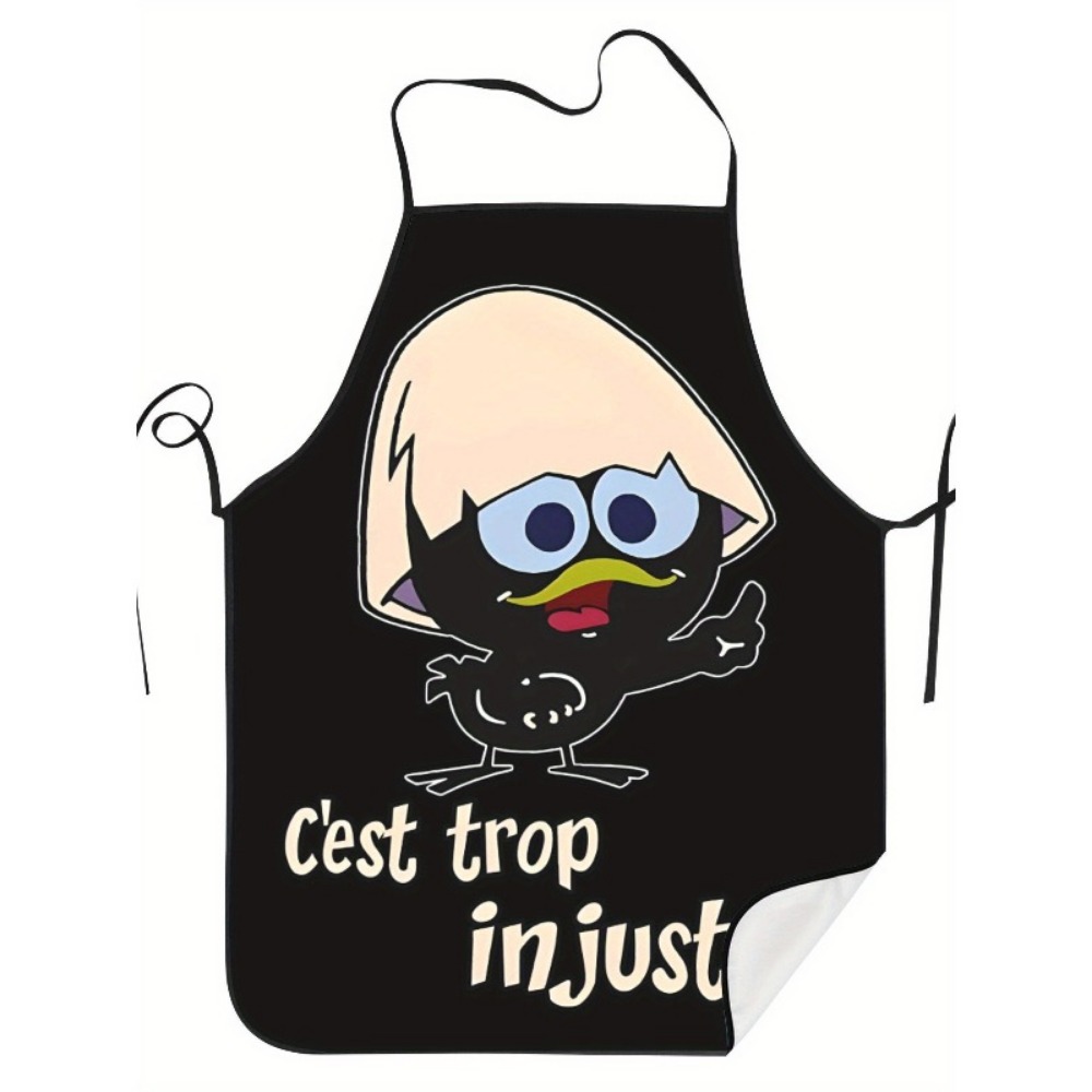 Cartoon Chicken Print Apron Bl - đánh giá và giá Kitchen Baking Background