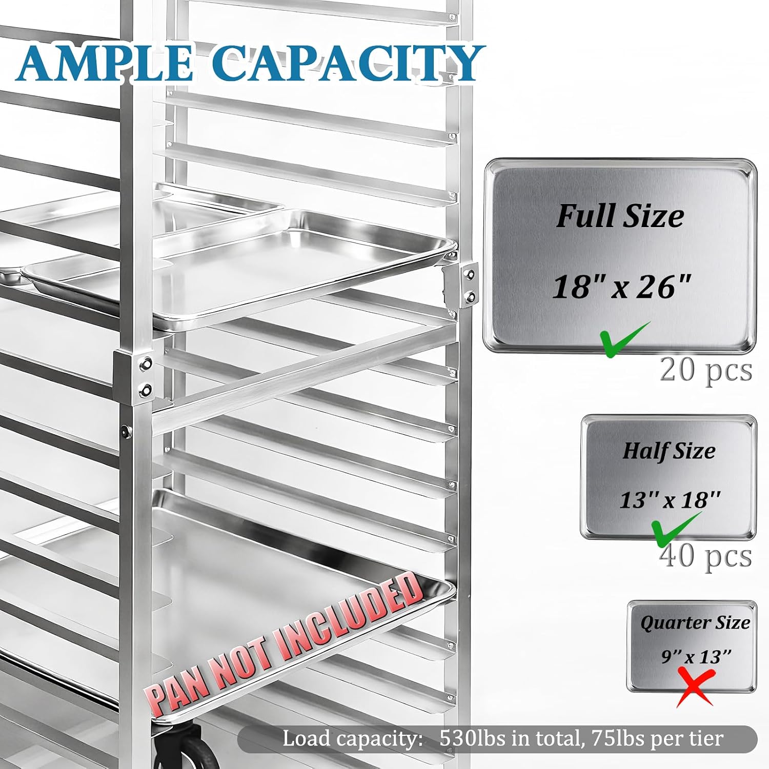 Commercial 20 Tier Stainless S - đánh giá và giá Kitchen Baking Rack